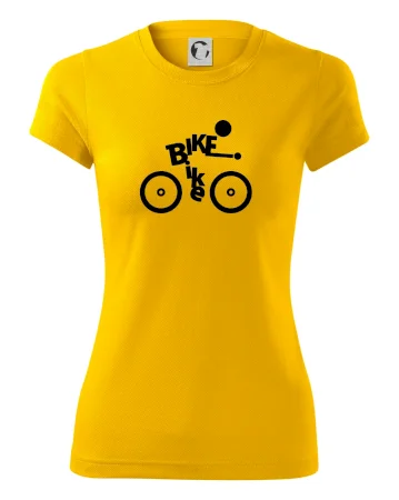 Bike nápis postava