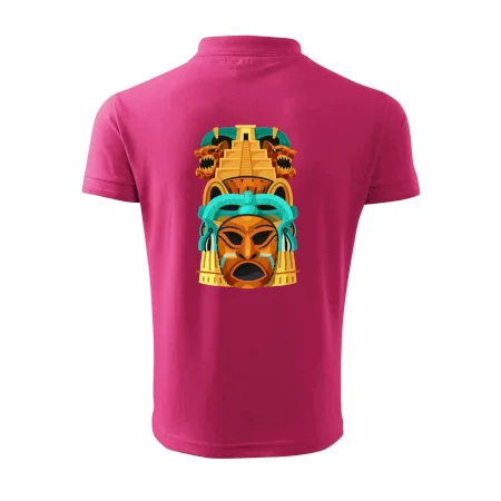 Mayová maska s pyramídou