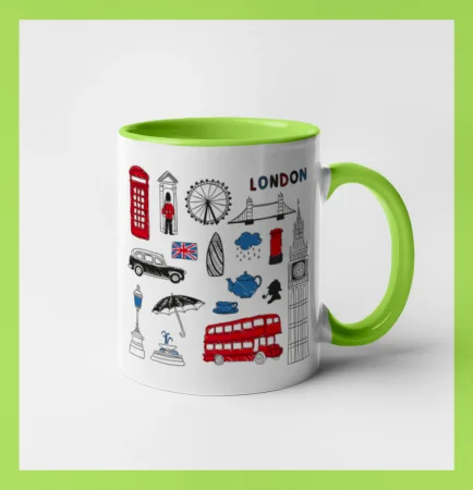 Velká Británie - kreslené ikonky