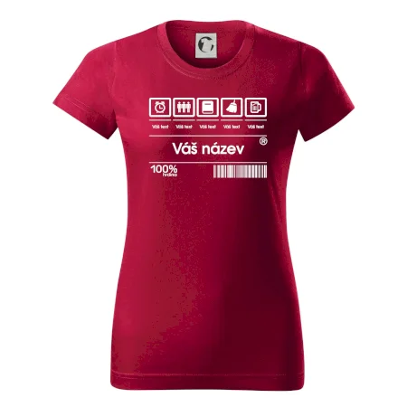 Čárový kód - Vlastní text