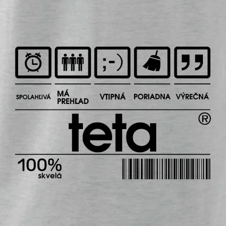 Čiarový kód - teta