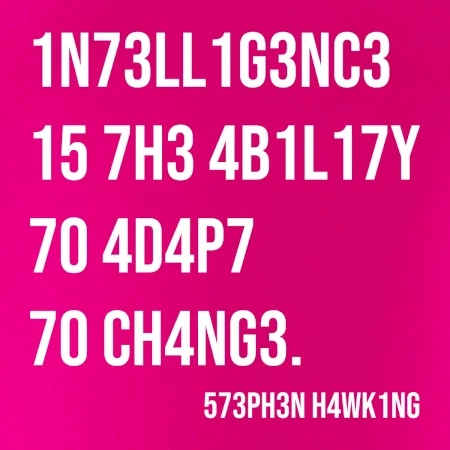 Test inteligencie - Stephen Hawking