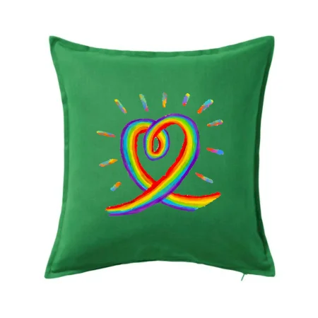 Srdce pride dúha kreslená