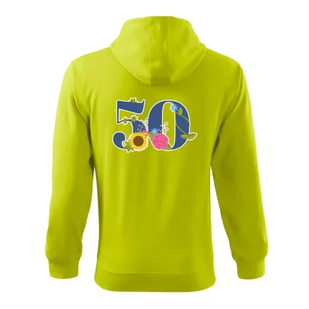 Kvetinové číslo kreslené - 50