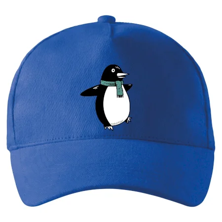 Tučniak so zeleným šálom