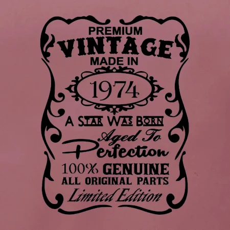 Vintage Etiketa - 1974