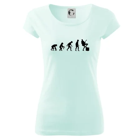 Evolúcia gitarista - noha na kombe