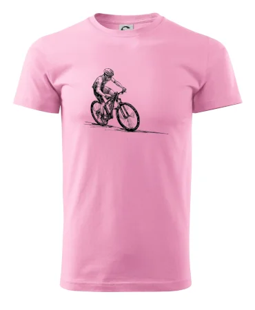 MTB kreslený cyklista