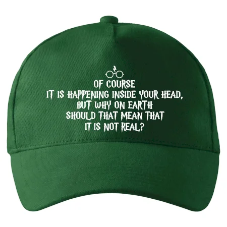Of course it is happening inside your head