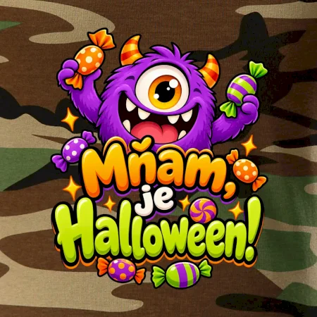 Mňam je Halloween cukríkové strašidlo