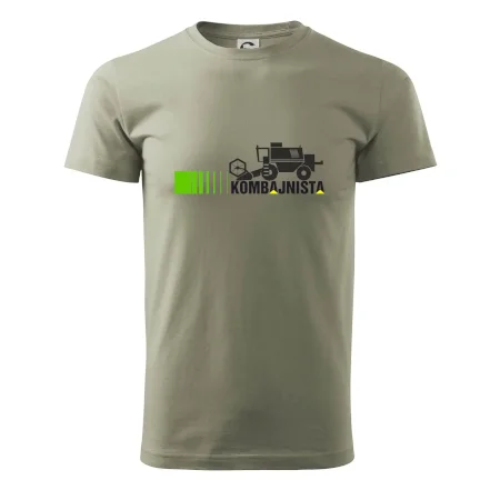 Kombajnista zelená a žltá