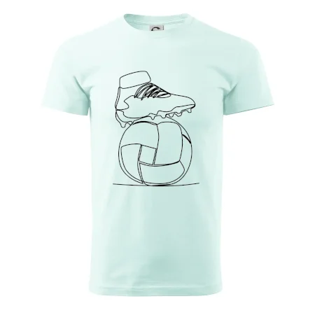 Futbalová lopta kopačka jedným ťahom