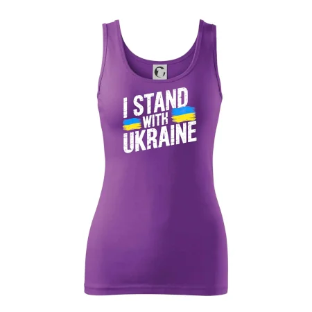 I stand with ukraine tlačiaci nápis