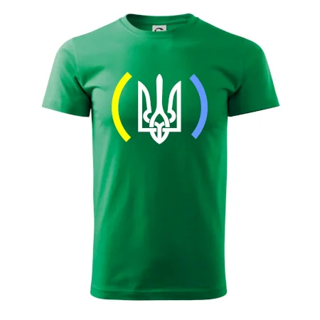 Ukrajina trojzubec s farbami