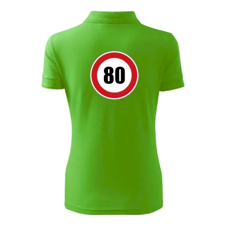 Dopravná značka - obmedzenie rýchlosti 80