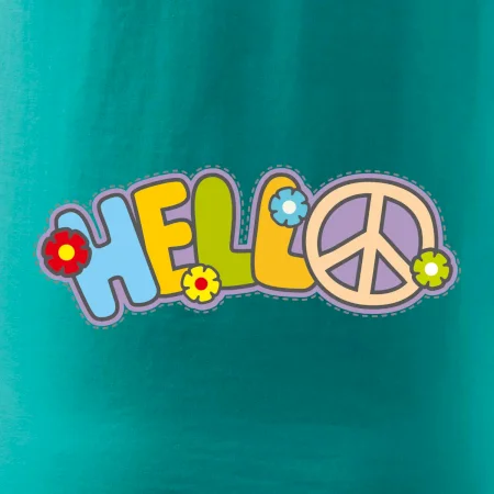 Hello hippie symbol