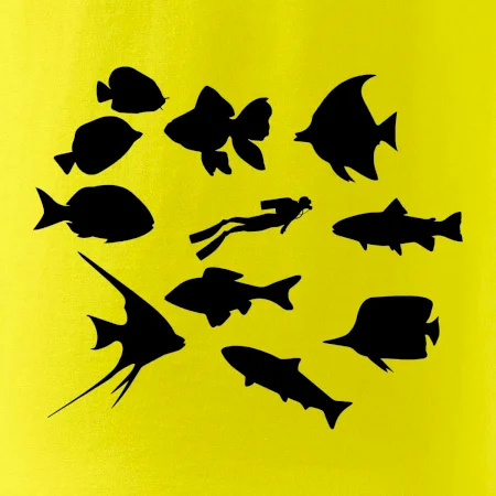 Potápač ryby štvorec