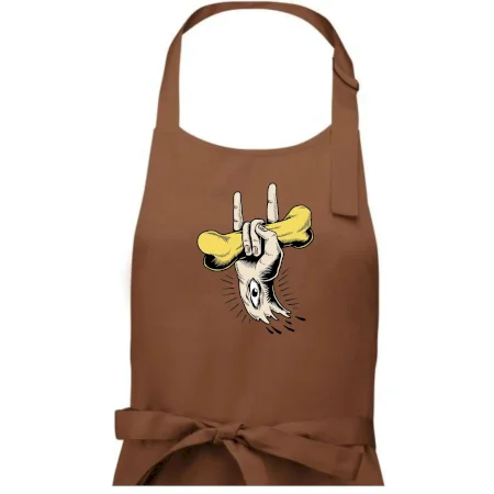 Rocková ruka kosť a oko