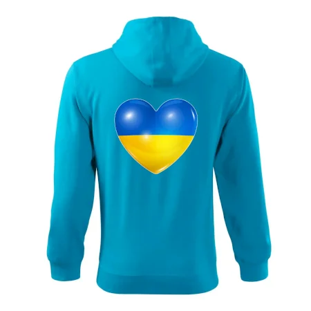 Ukrajina srdce vlajka