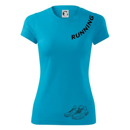 Running nápis šikmo