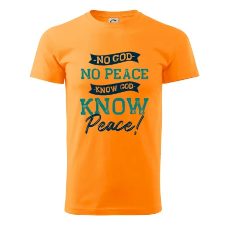 No God no peace, know God know peace