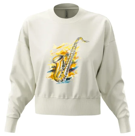 Saxofón maľovaný