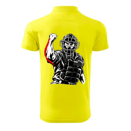 Baseballový rozhodčí signalizuje strike