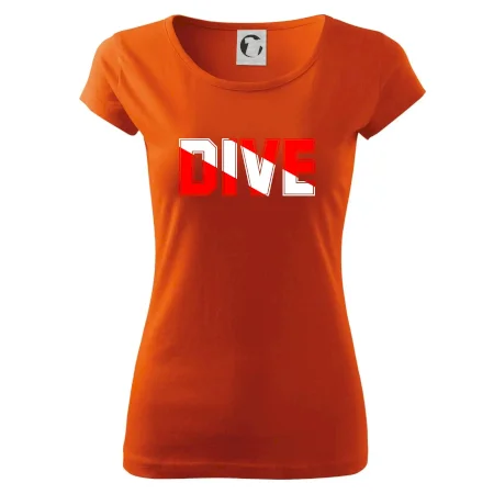 Dive nápis vlajka