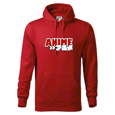 Anime nápis červený