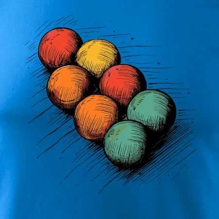 Petanque guľa kresba