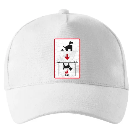 Tričko pre odporcov sraní na chodníku