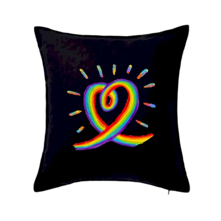 Srdce pride dúha kreslená