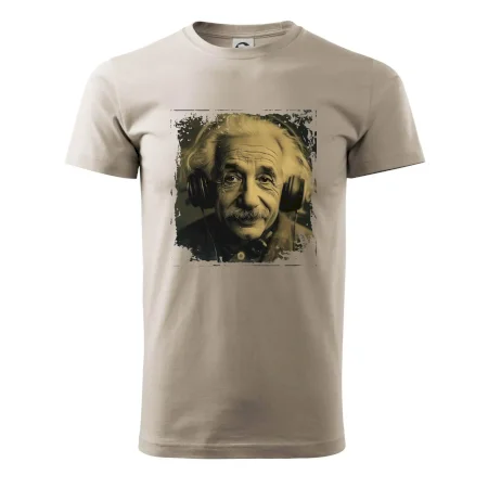 Albert Einstein so slúchadlami