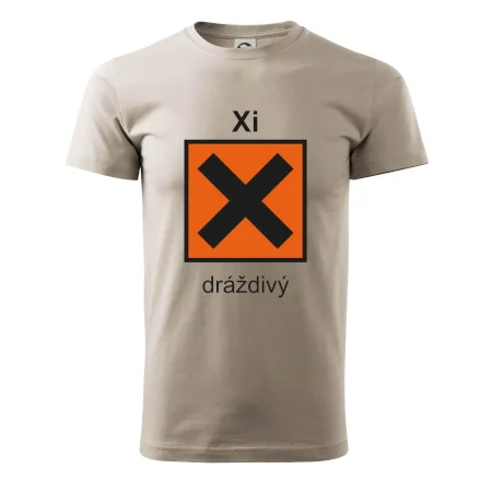 Xi Dráždivý - Výstražná tabuľka na tričku