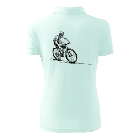 MTB kreslený cyklista