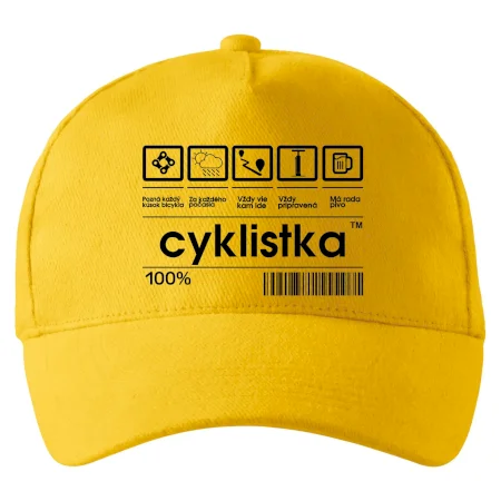 Čiarový kód - cyklista / cyklistka