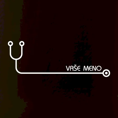 Doktor a sestrička - stetoskop s menom