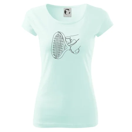 Tenisová raketa jedným ťahom