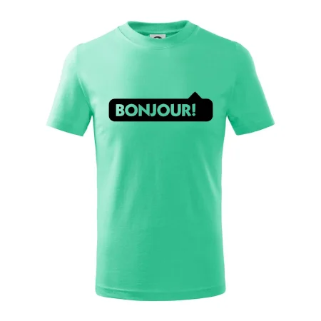 Nápis Bonjour