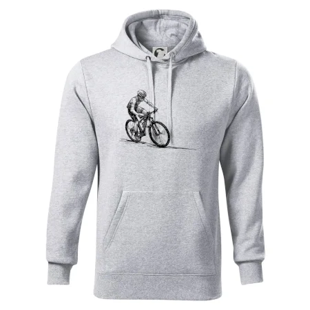 MTB kreslený cyklista