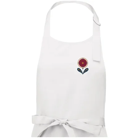 Folklór na prsníku kvetina guľatá