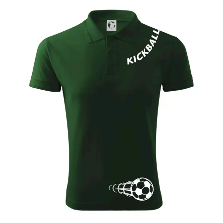 Kickball nápis šikmo