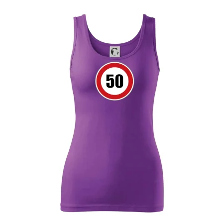 Dopravná značka - obmedzenie rýchlosti 50