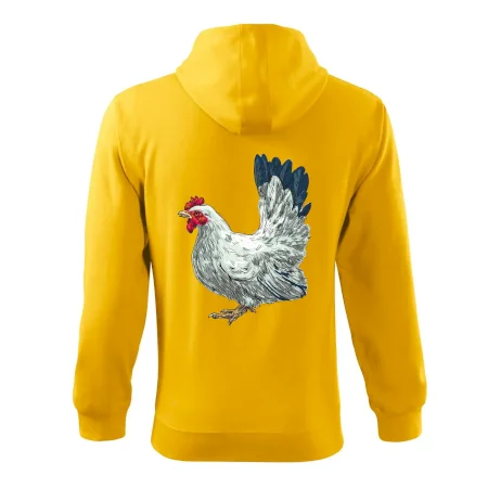 Sliepka kreslená biela