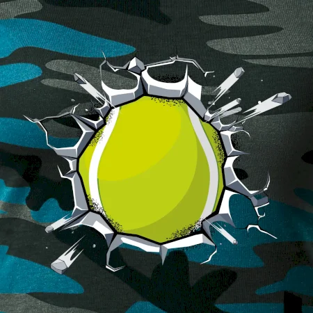 Tenisová loptička v triku