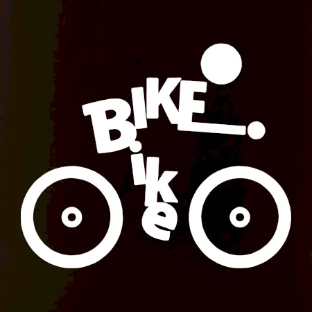Bike nápis postava