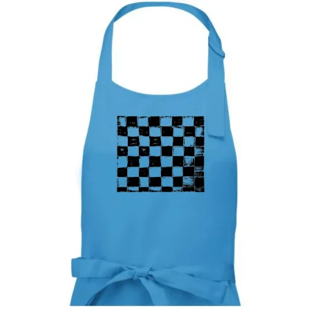 Šachovnica čierna kreslená