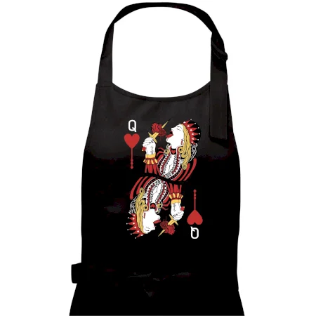 Srdcová Kráľovná kreslená (Pecka Design)