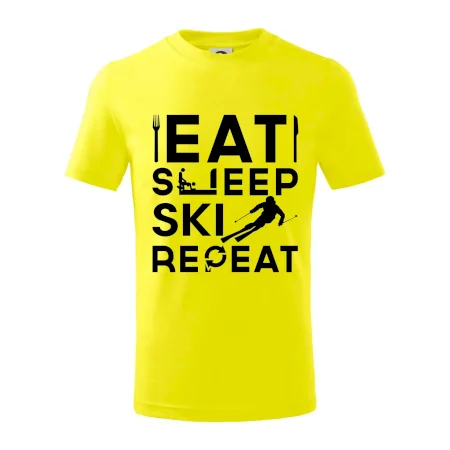 Eat sleep ski repeat