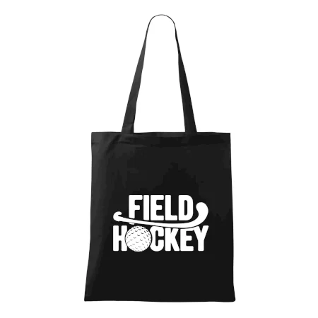 Field hockey loptička a nápis